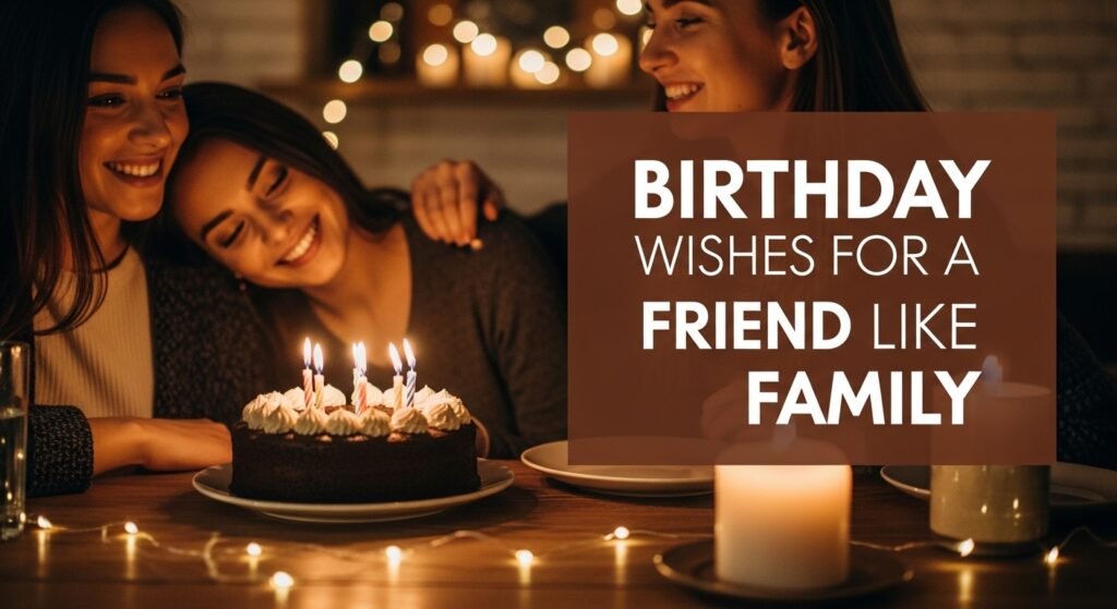 Birthday Wishes for a Friend Like Family