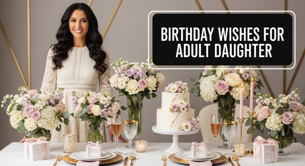 Birthday Wishes for Adult Daughter