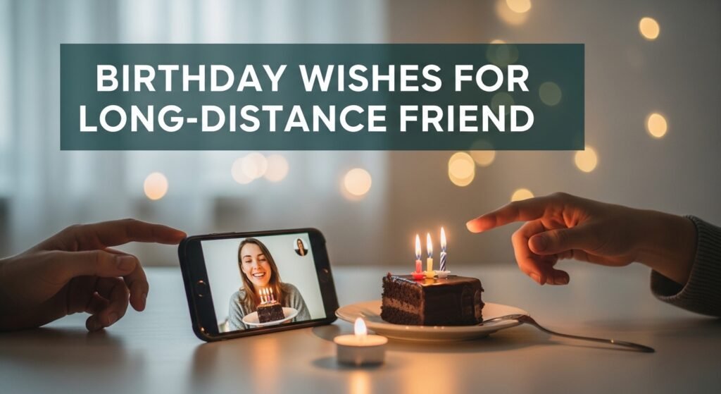 Birthday Wishes for Long-Distance Friend