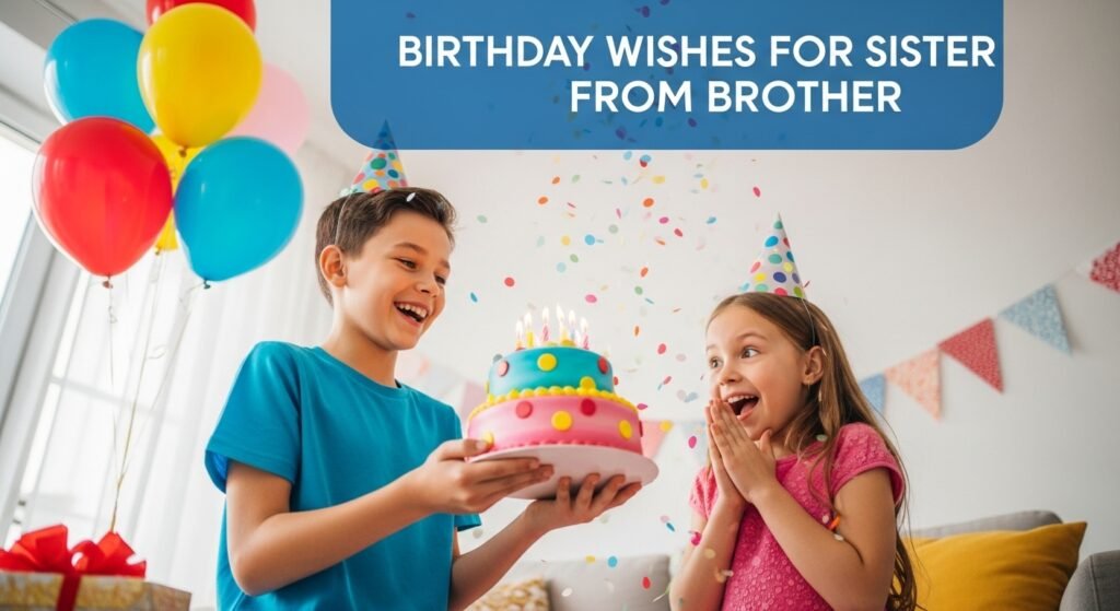 Birthday Wishes for Sister from Brother