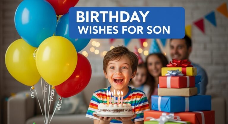 Birthday Wishes for Son