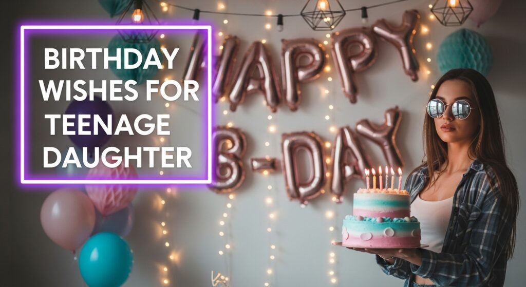 Birthday Wishes for Teenage Daughter