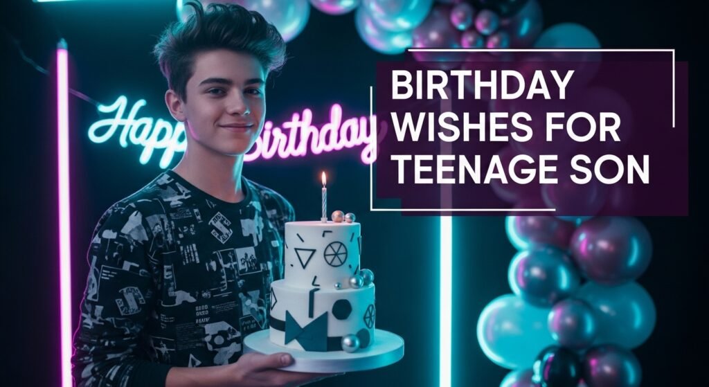 Birthday Wishes for Teenage Son