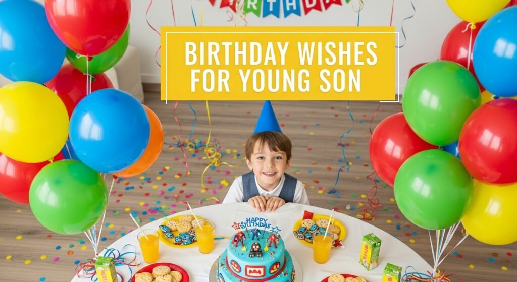 Birthday Wishes for Young Son