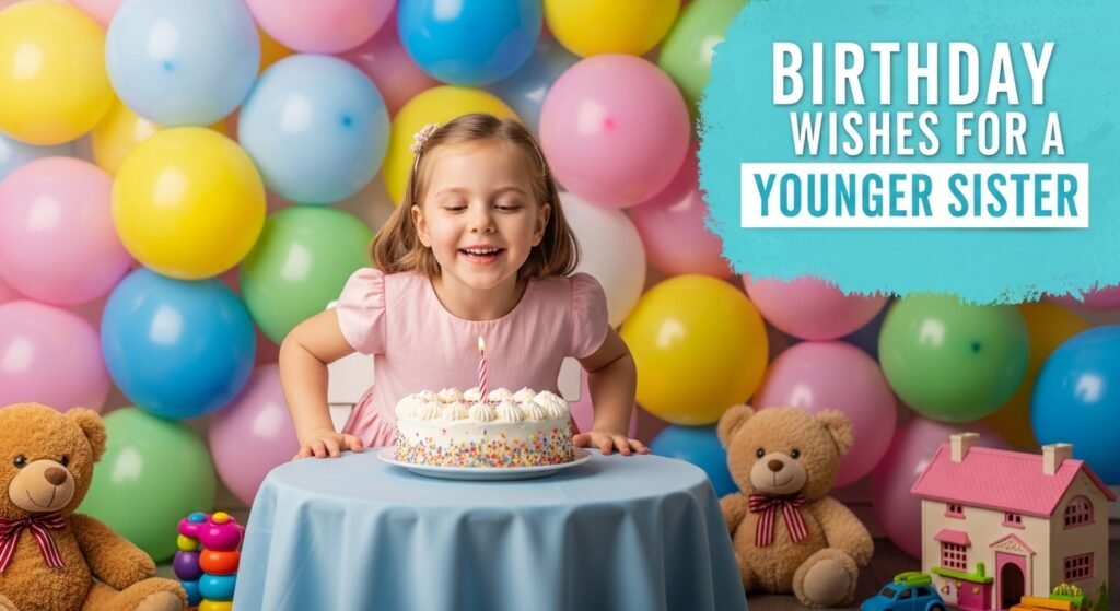 Birthday Wishes for Younger Sister