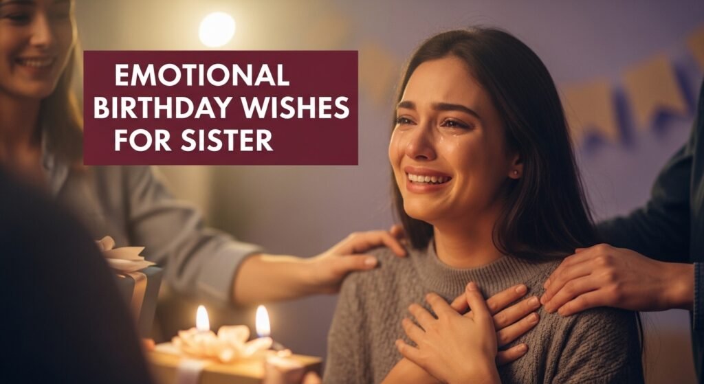 Emotional Birthday Wishes for Sister