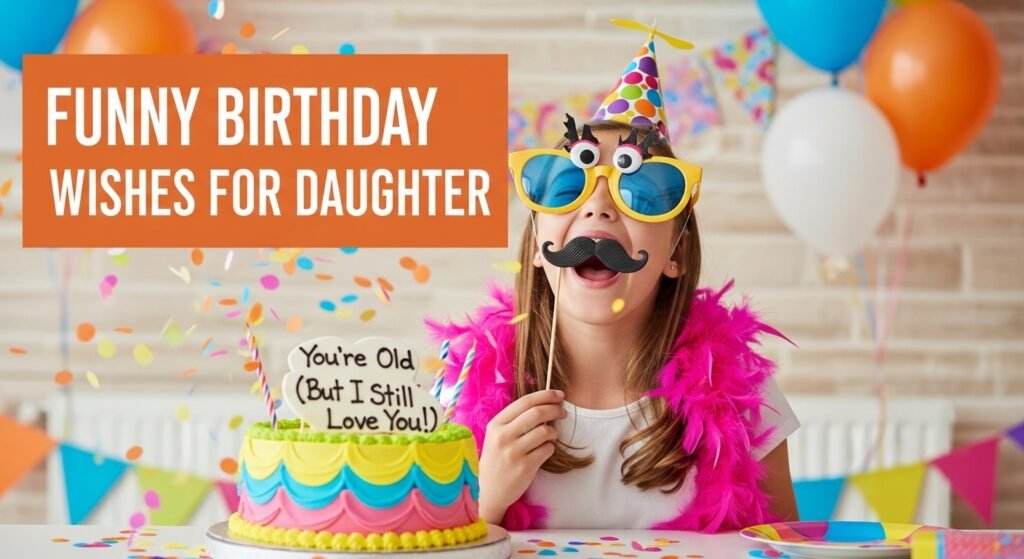 Funny Birthday Wishes for Daughter