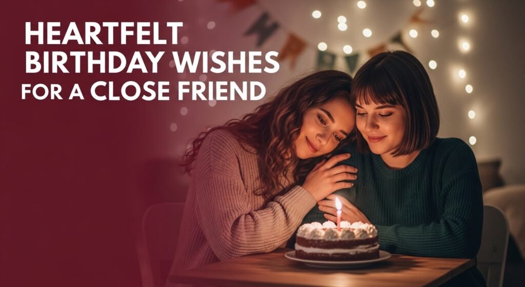 Heartfelt Birthday Wishes for a Close Friend