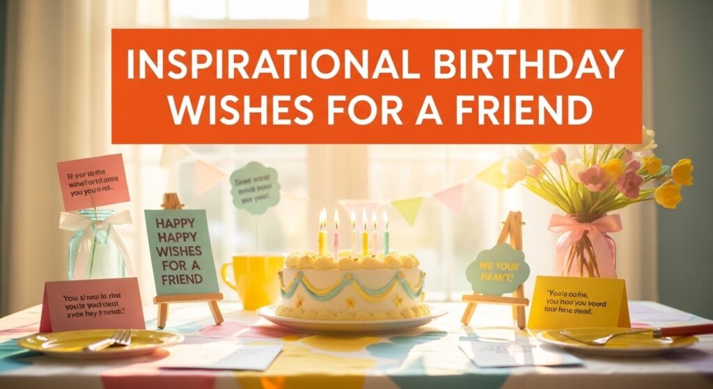 Inspirational Birthday Wishes for a Friend