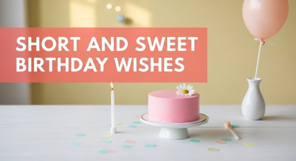 Short and Sweet Birthday Wishes for Friend