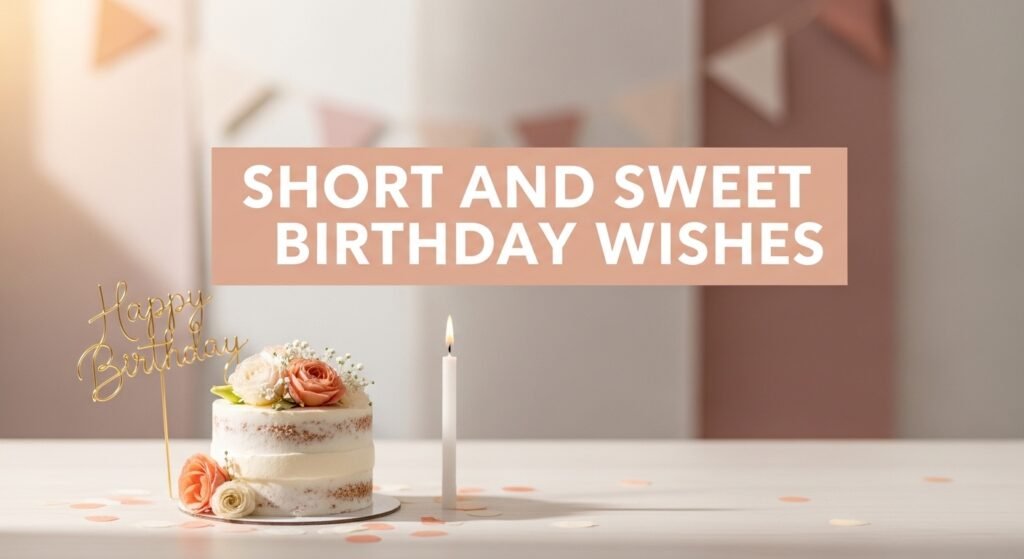 Short and Sweet Birthday Wishes