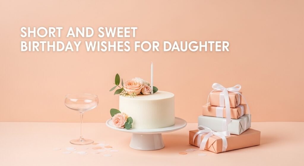 Short and Sweet Birthday Wishes for Daughter