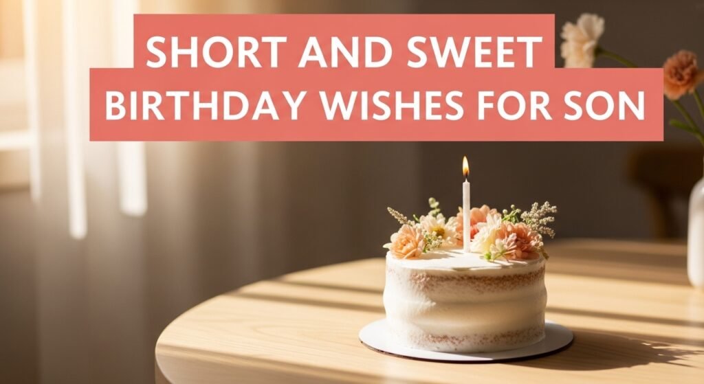 Short and Sweet Birthday Wishes for Son