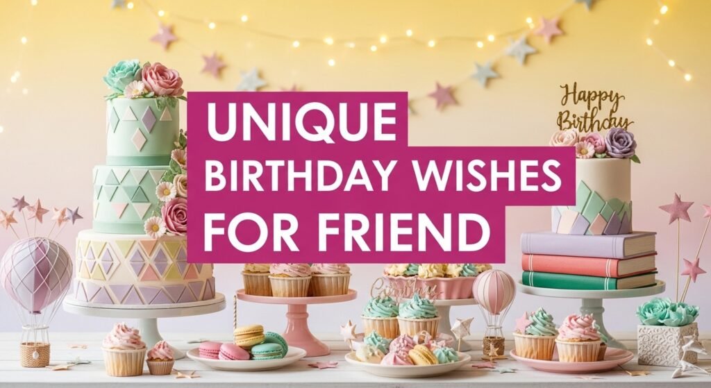 Unique Birthday Wishes for Friend