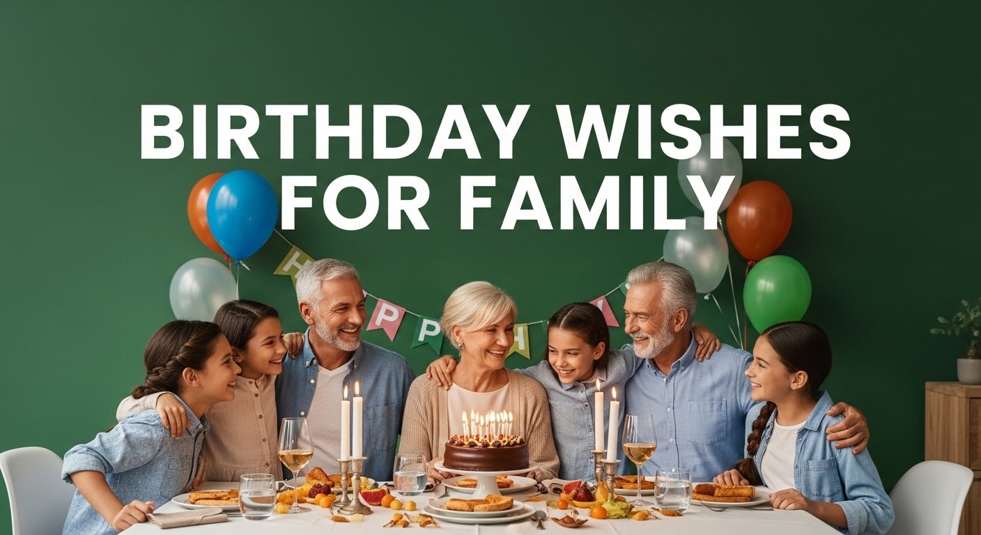 Birthday Wishes for Family