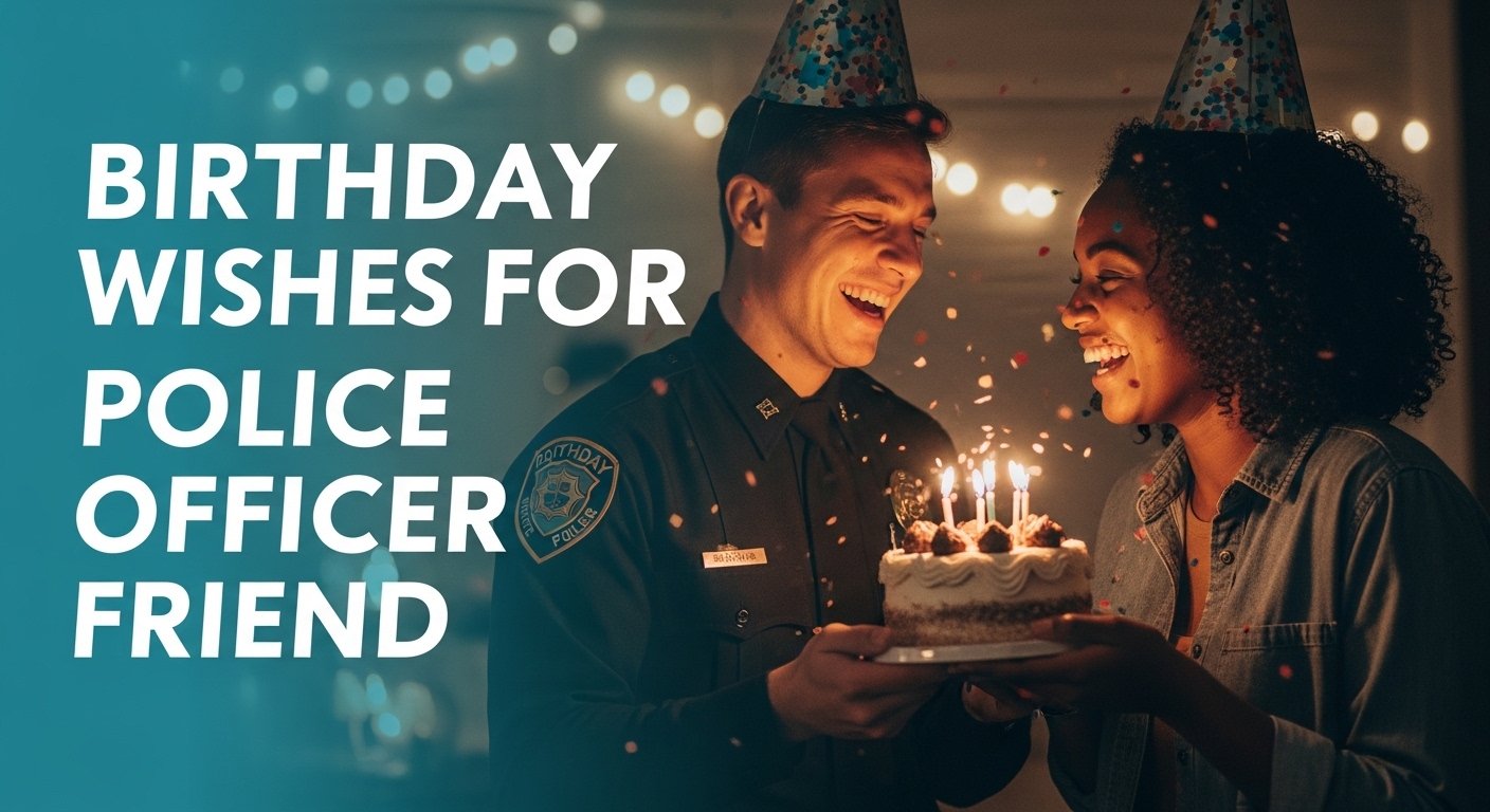 Birthday Wishes for Police Officer Friend