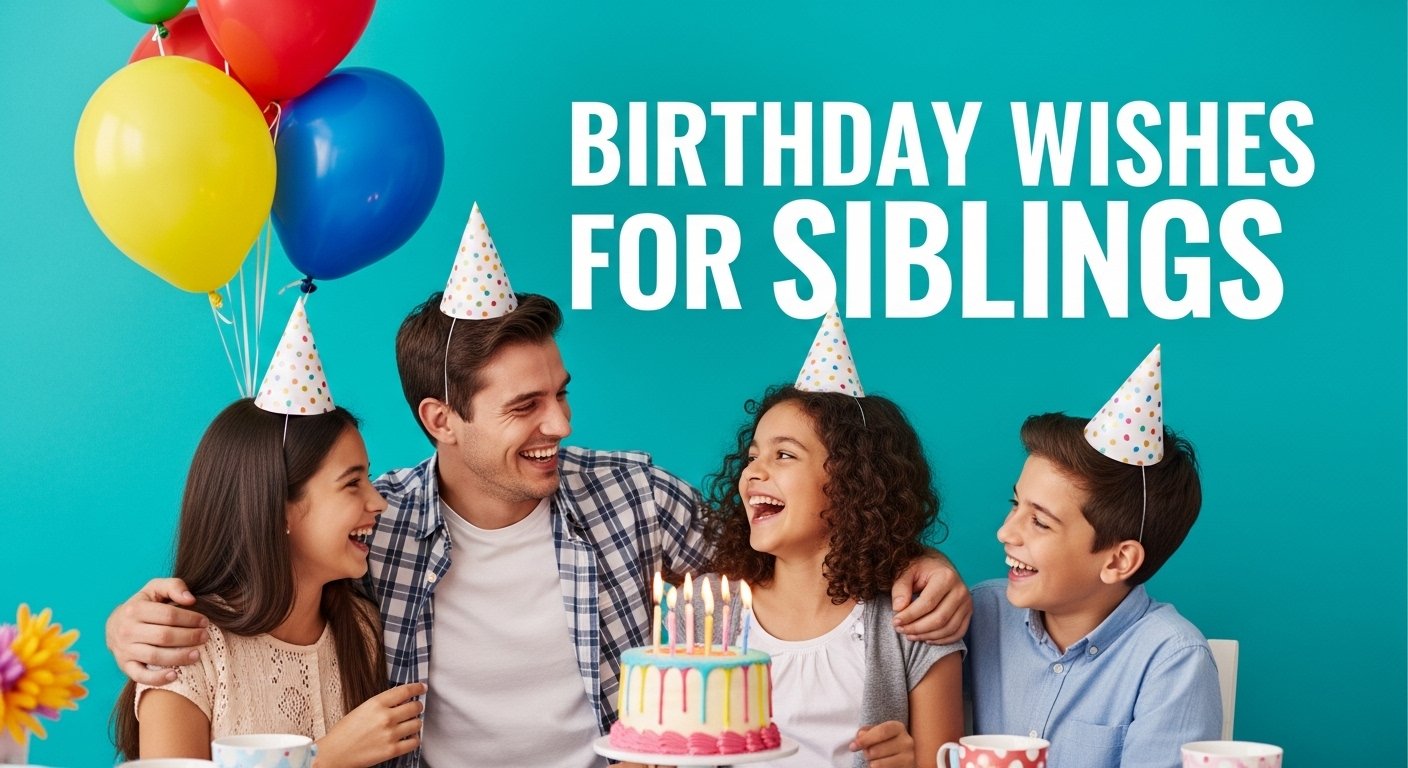 Birthday Wishes for Siblings