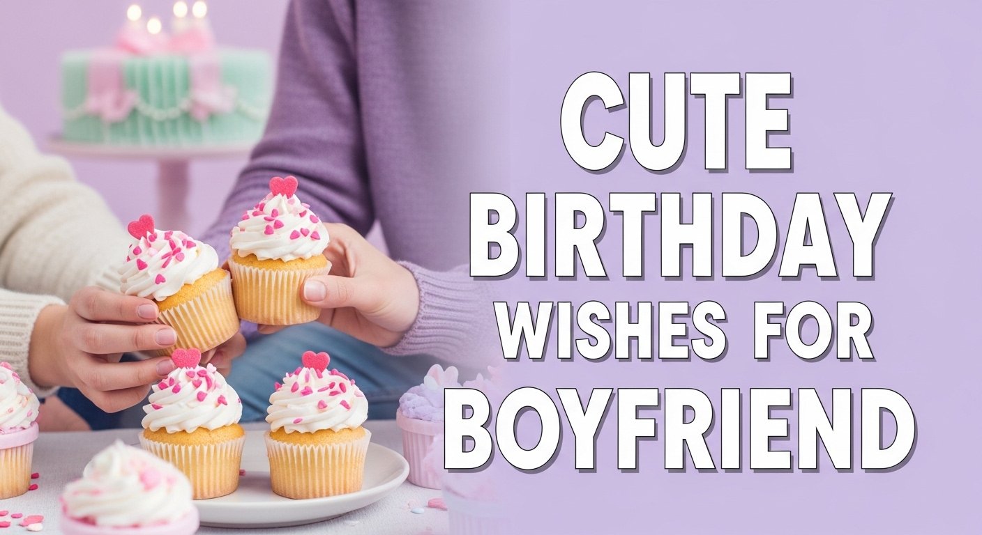 Cute Birthday Wishes for Boyfriend