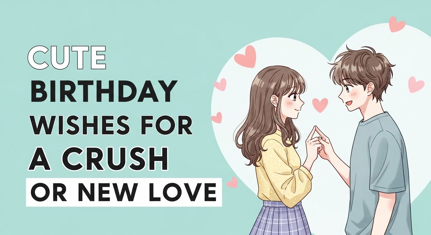 Cute Birthday Wishes for Crush or New Love