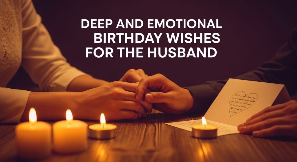 Deep and Emotional Birthday Wishes for Husband