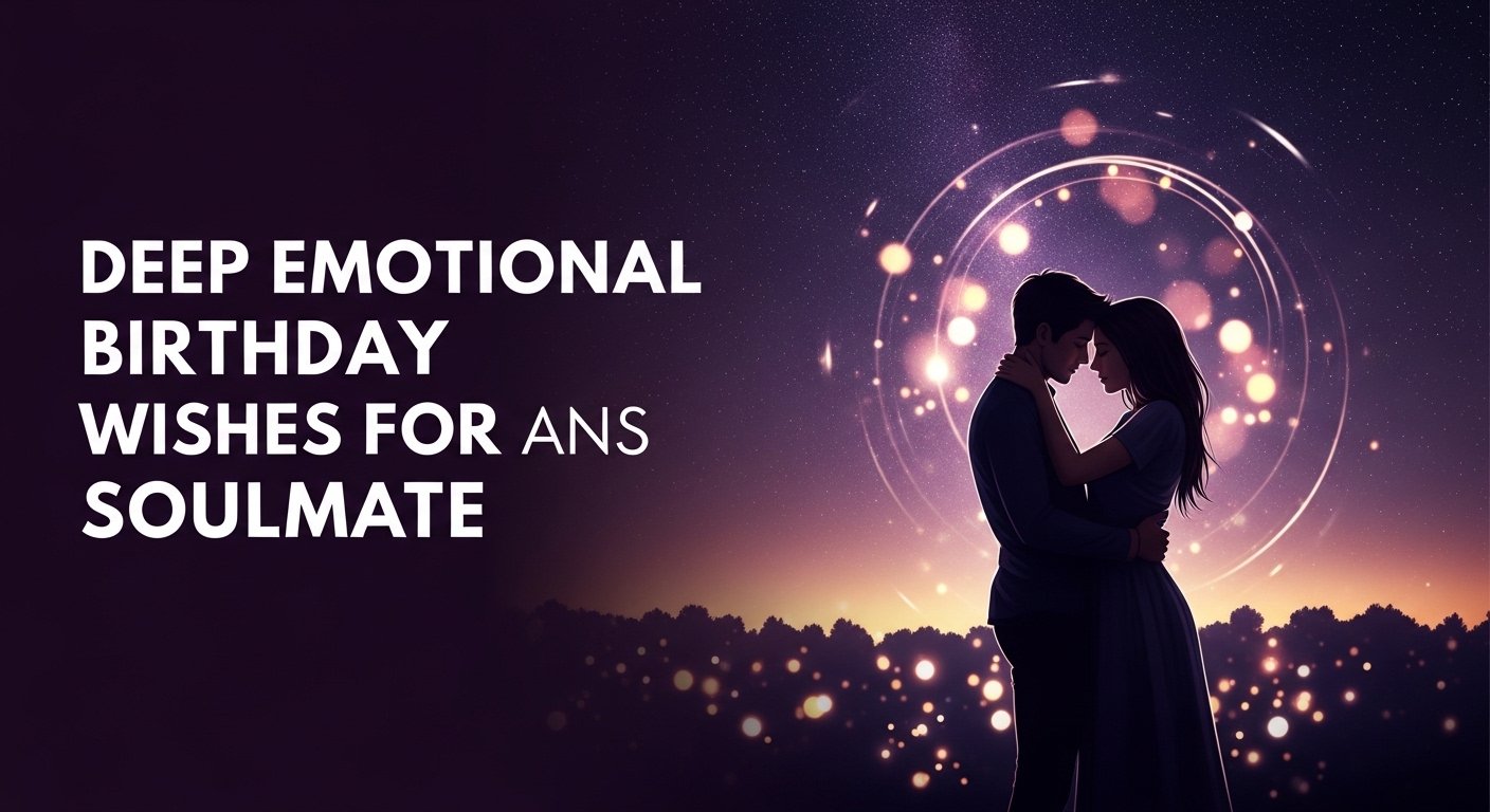 Deep Emotional Birthday Wishes for Soulmate