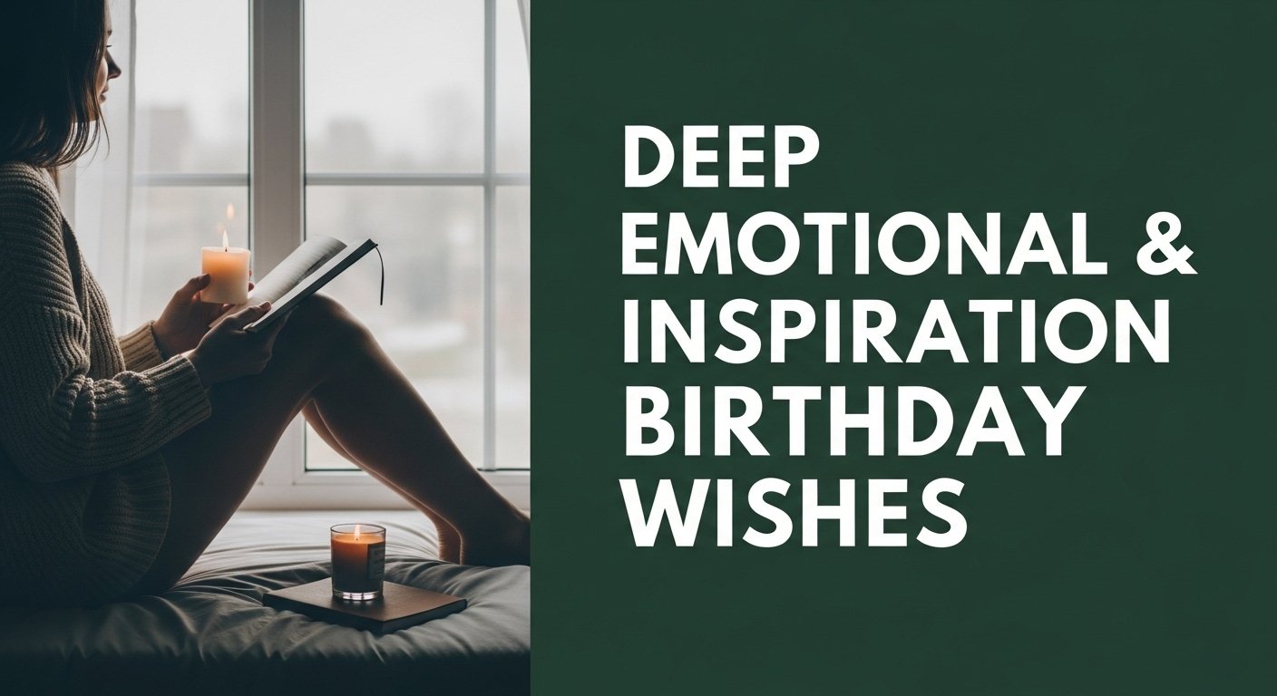 Deep Emotional & Inspirational Birthday Wishes
