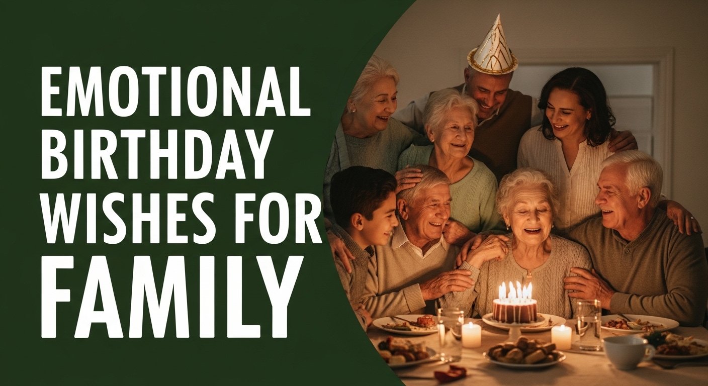 Emotional Birthday Wishes for Family