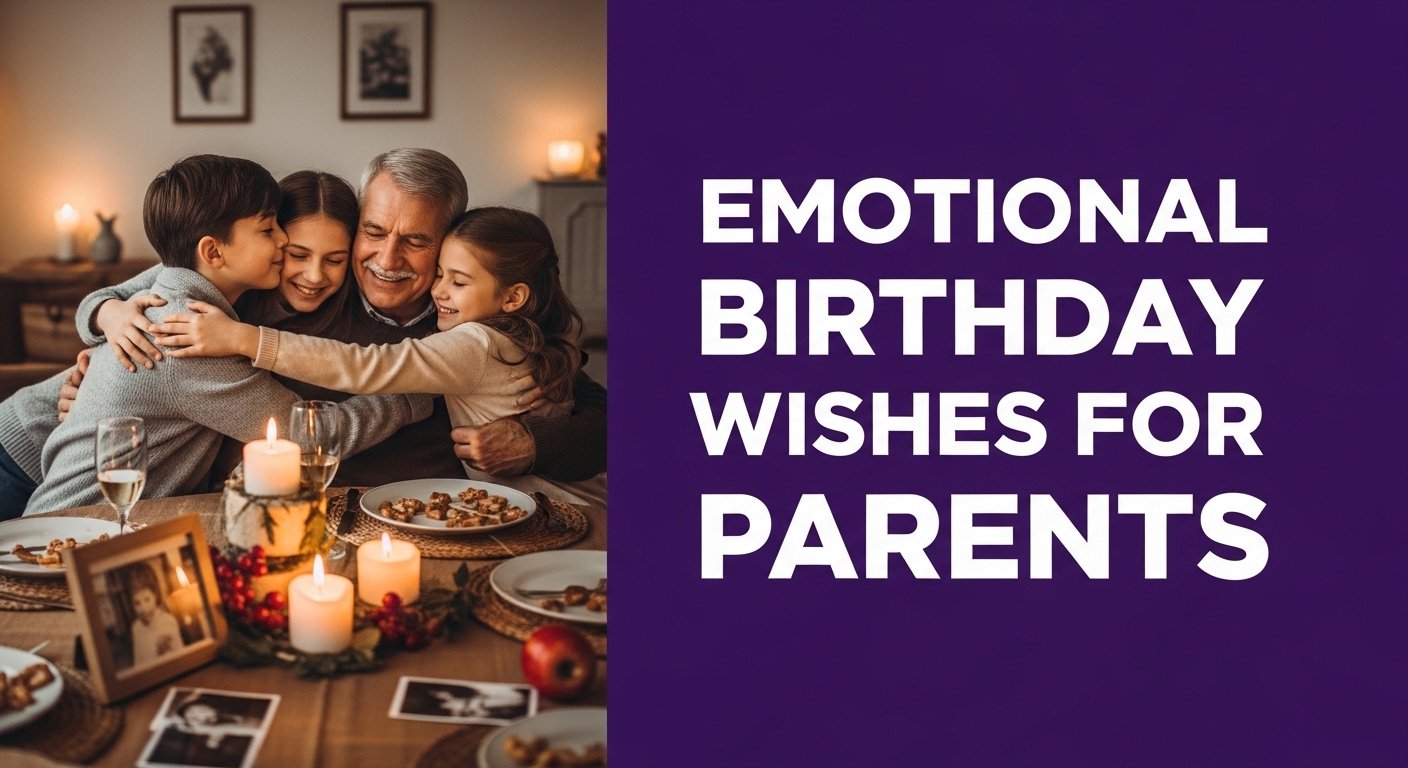 Emotional Birthday Wishes for Parents