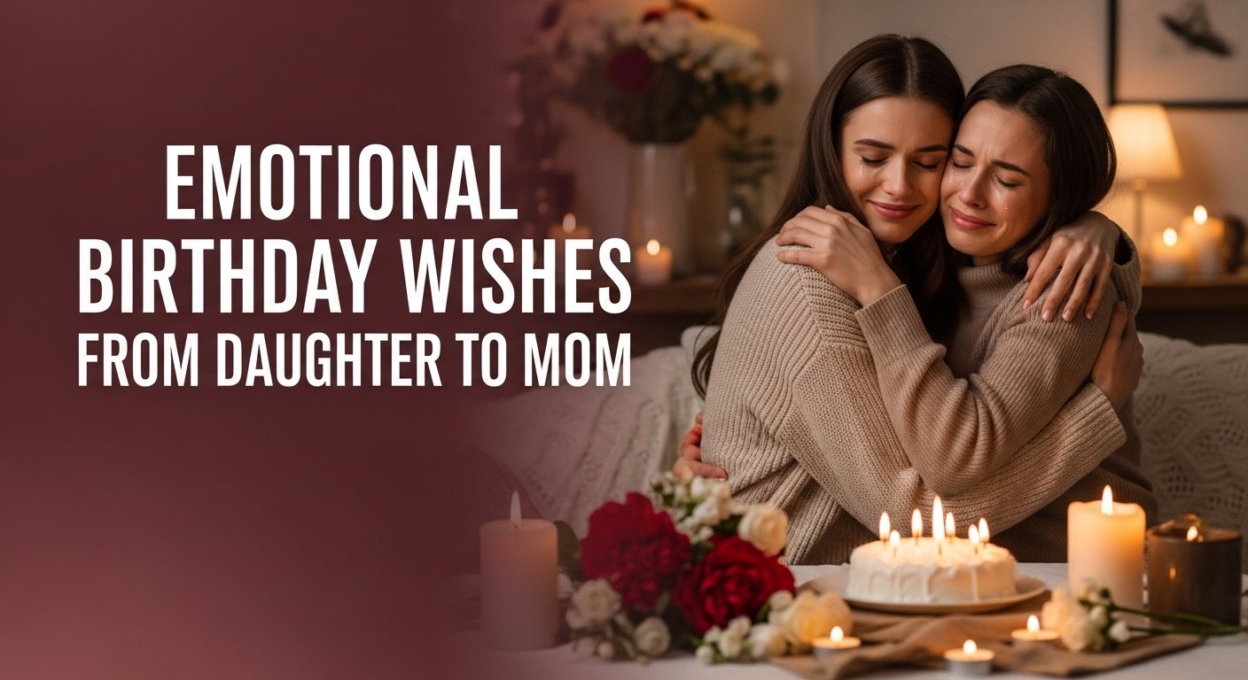 Emotional Birthday Wishes from Daughter to Mom
