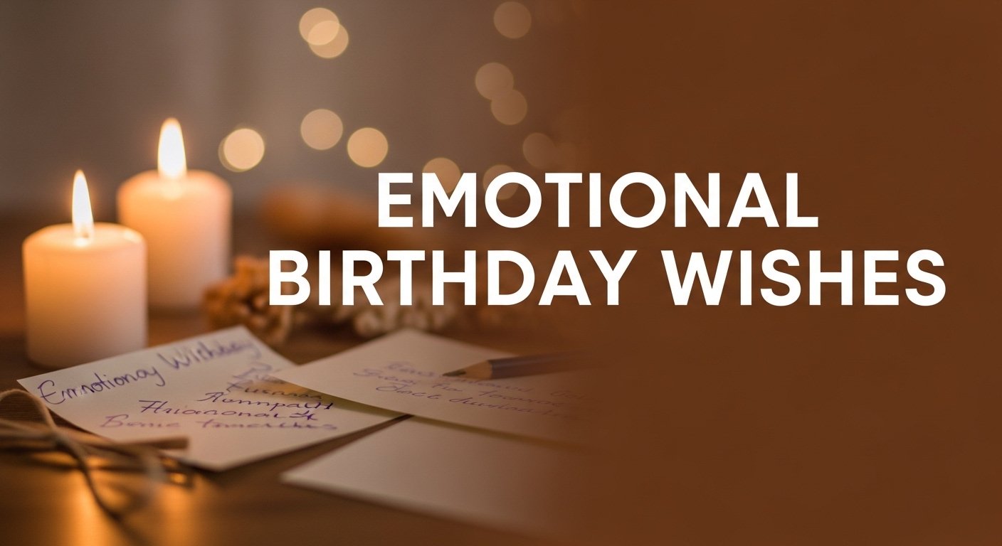 Emotional & Human Touch Birthday Wishes