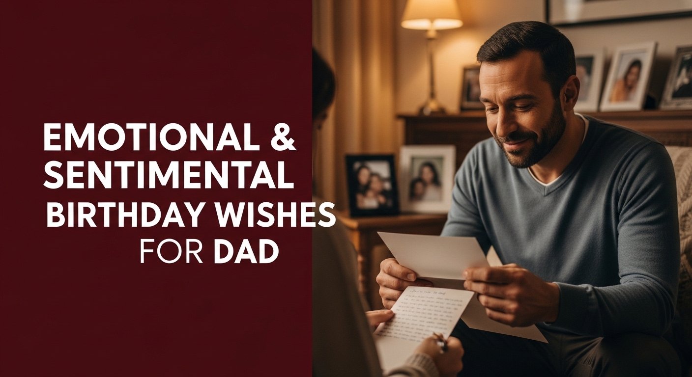 Emotional & Sentimental Birthday Wishes for Dad