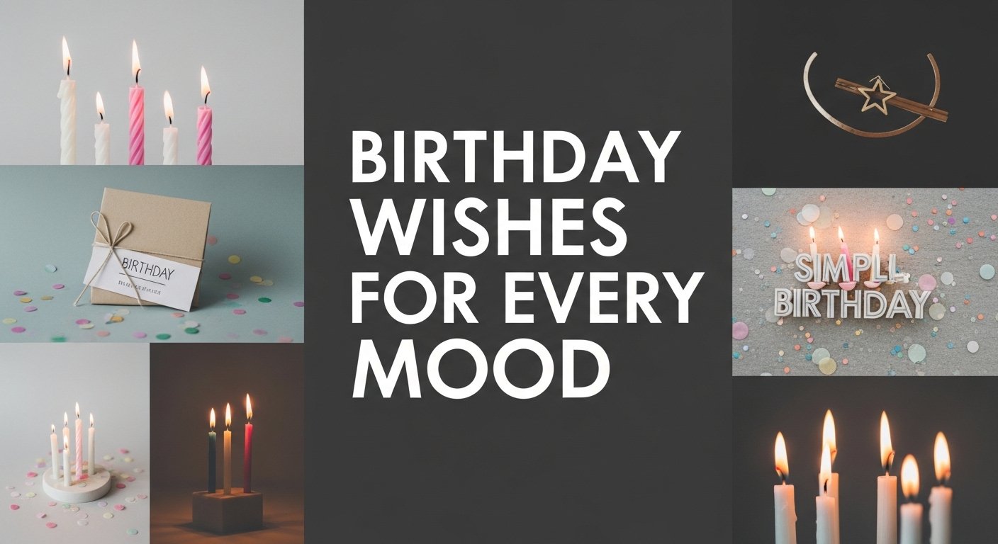 Final Simple Birthday Wishes That Fit Every Mood