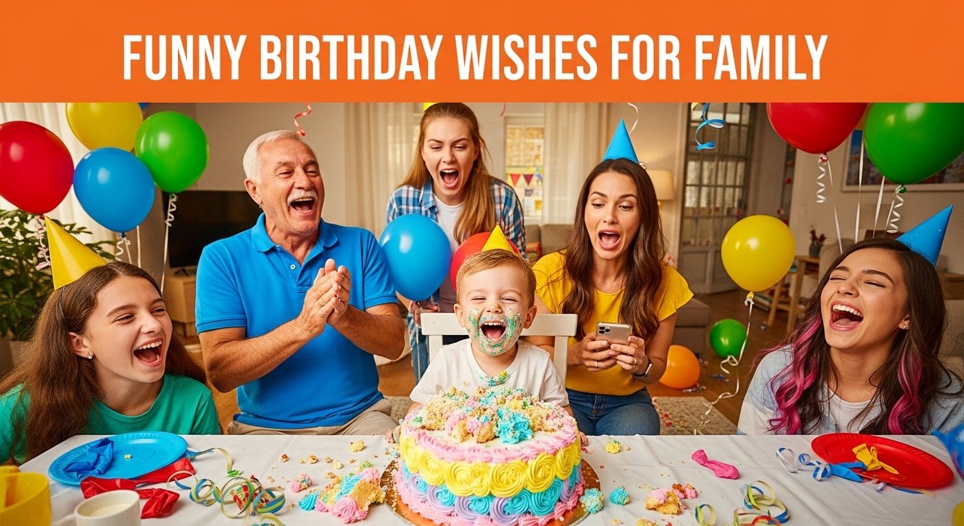 Funny Birthday Wishes for Family
