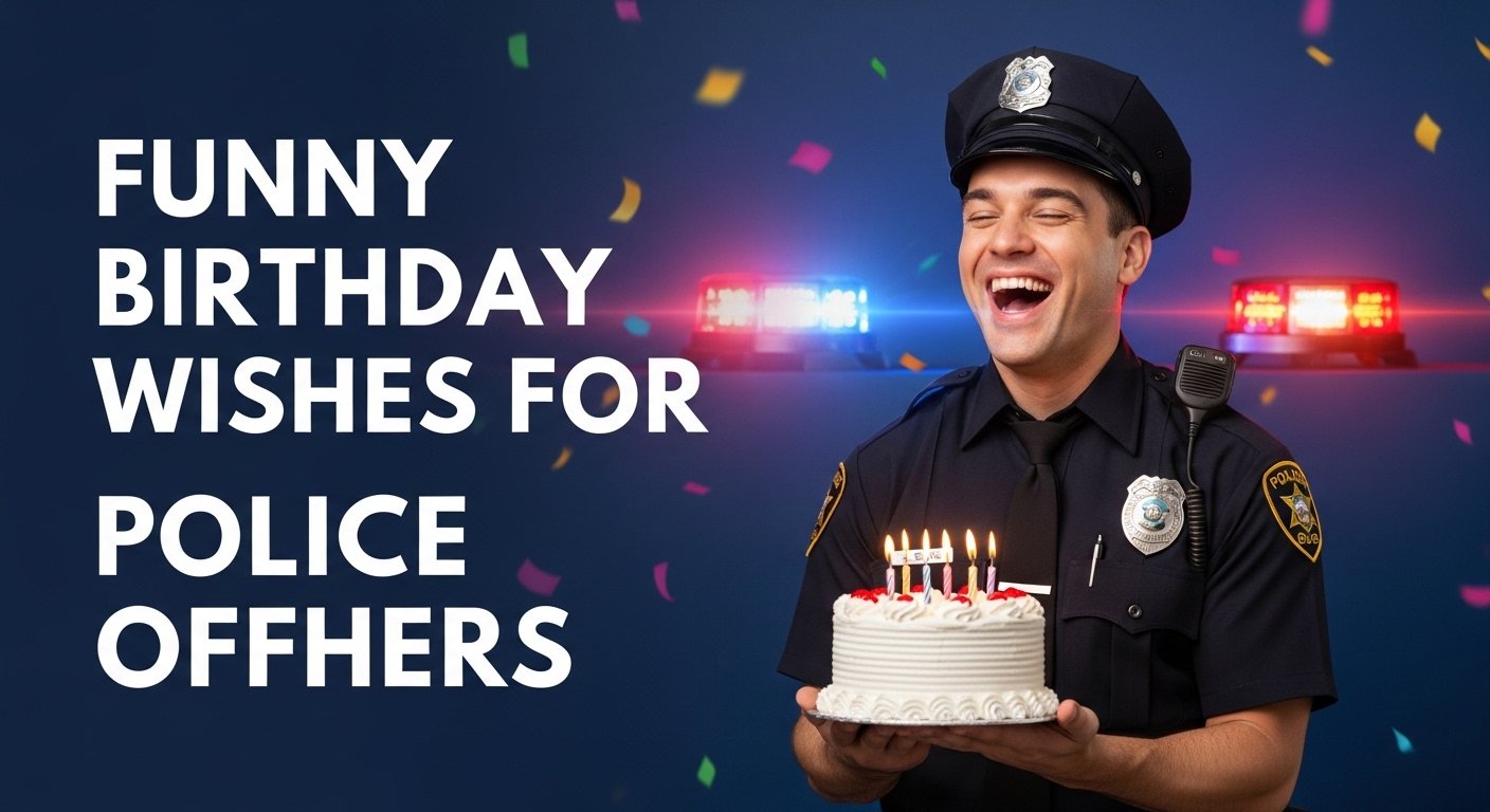 Funny Birthday Wishes for Police Officers