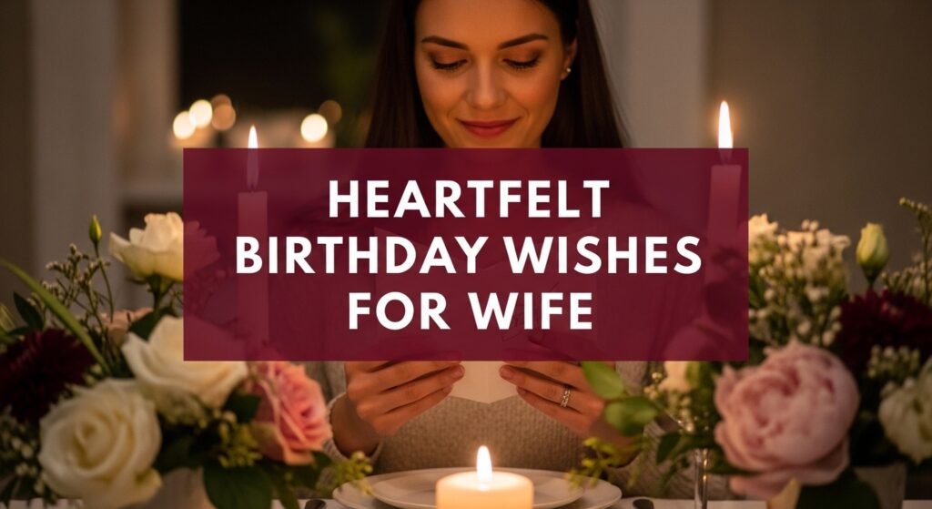 Heartfelt Birthday Wishes for Wife