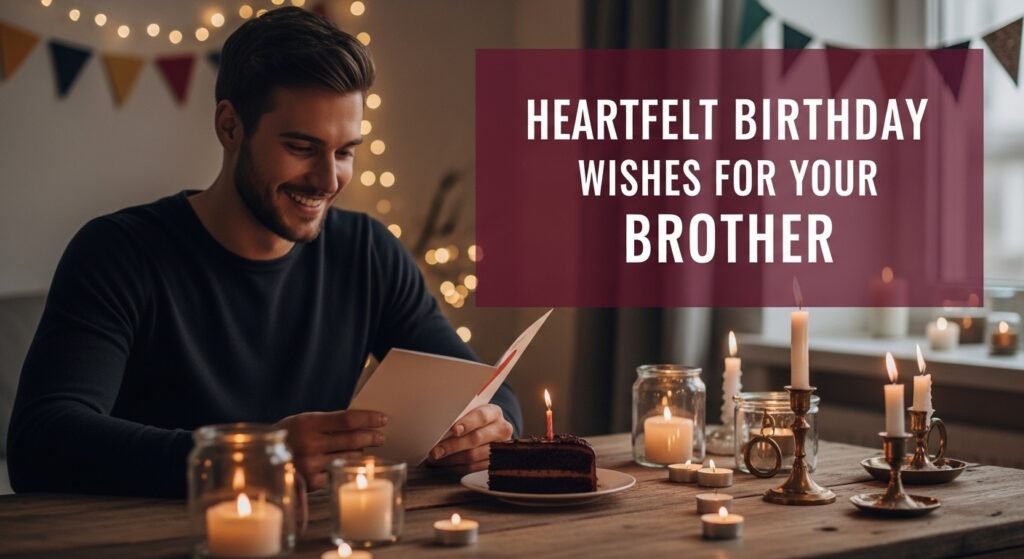 Heartfelt Birthday Wishes for Your Brother