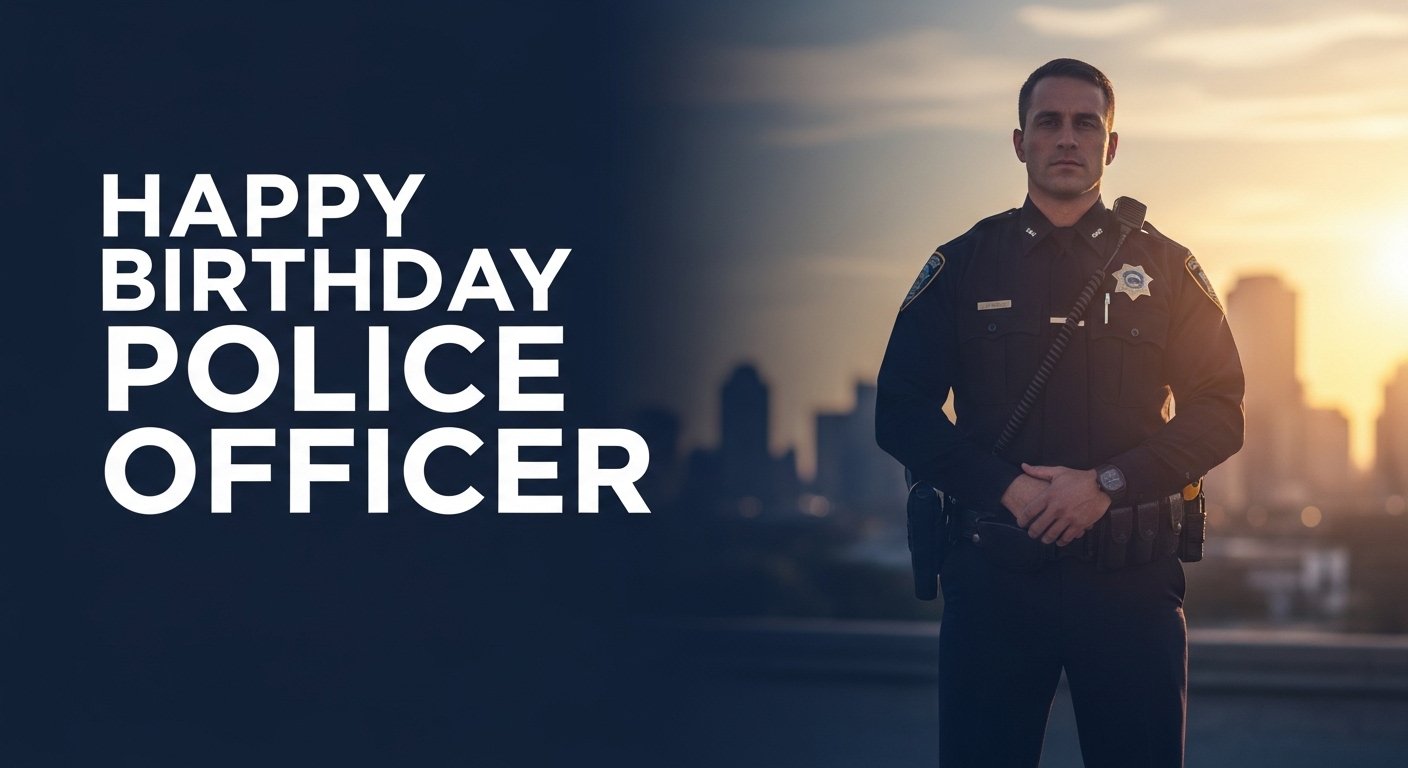 Happy Birthday Wishes for Police Office