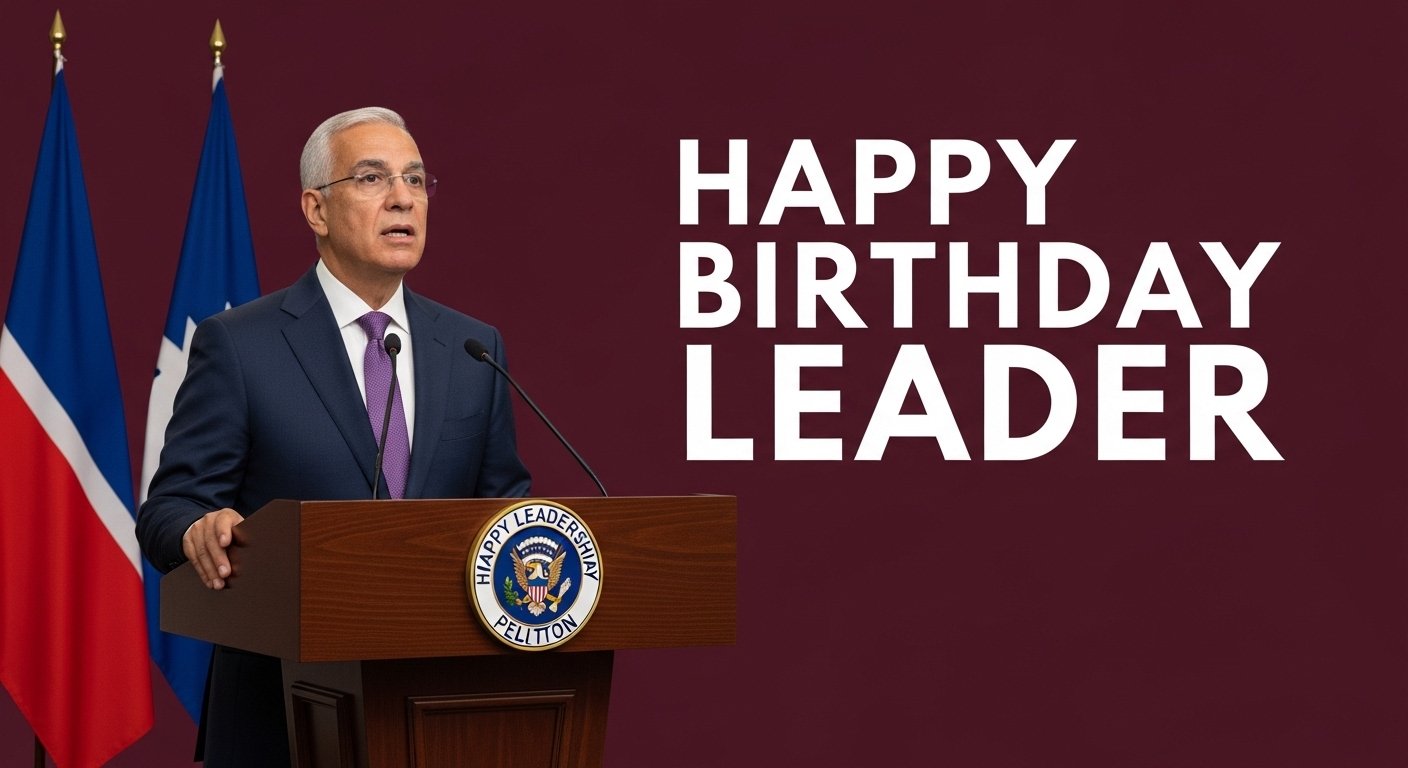 Happy Birthday Wishes for Political Leader