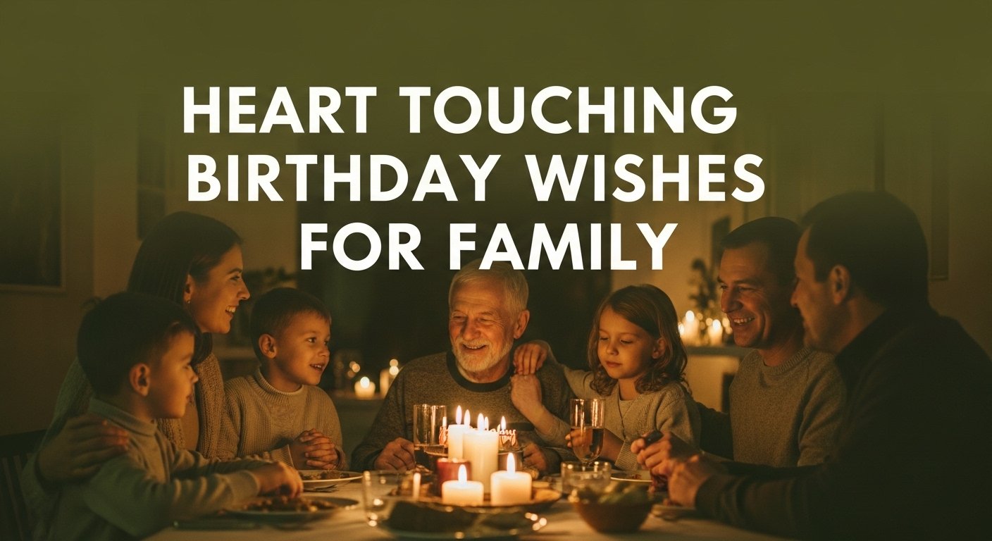 Heart Touching Birthday Wishes for Family