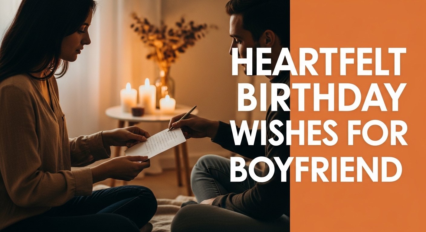 Heartfelt Birthday Wishes for Boyfriend