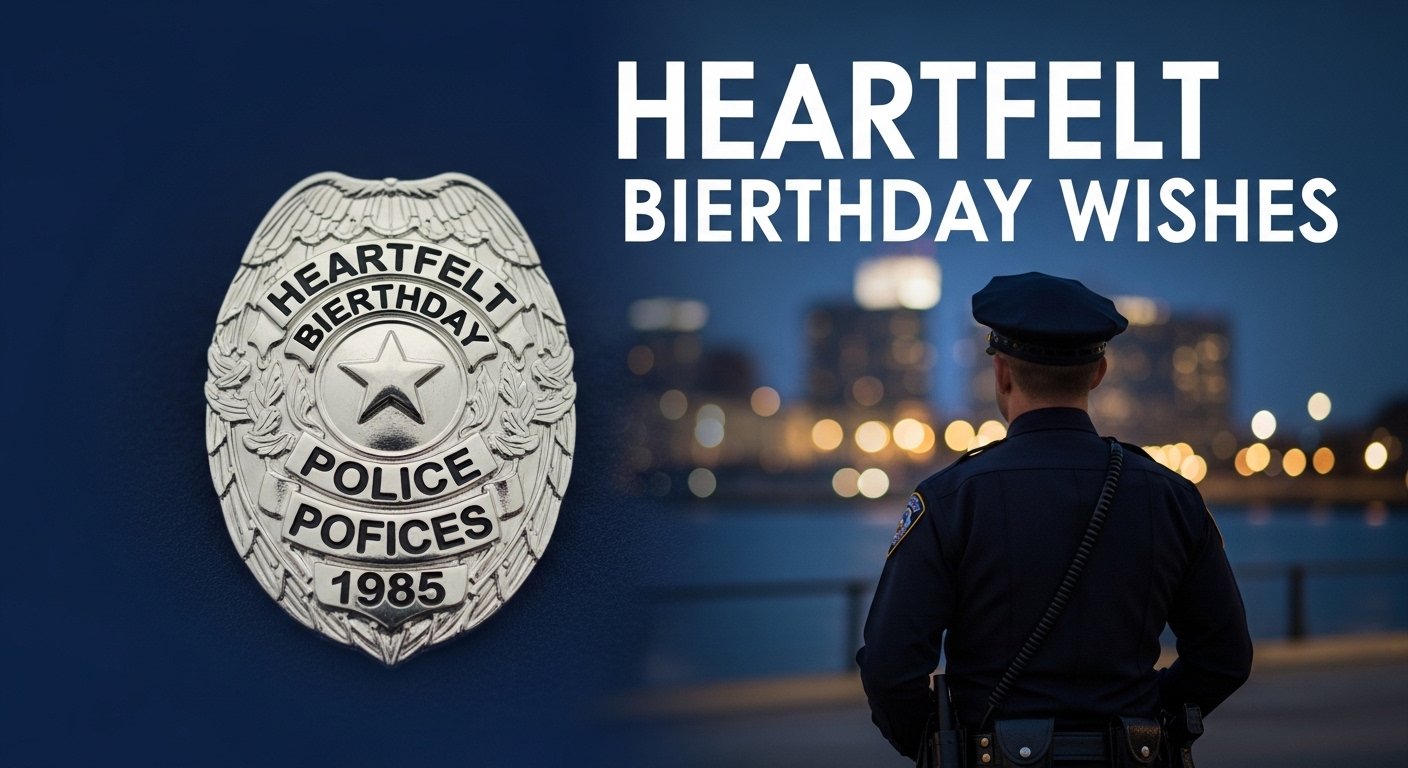 Heartfelt Birthday Wishes for Police Officers