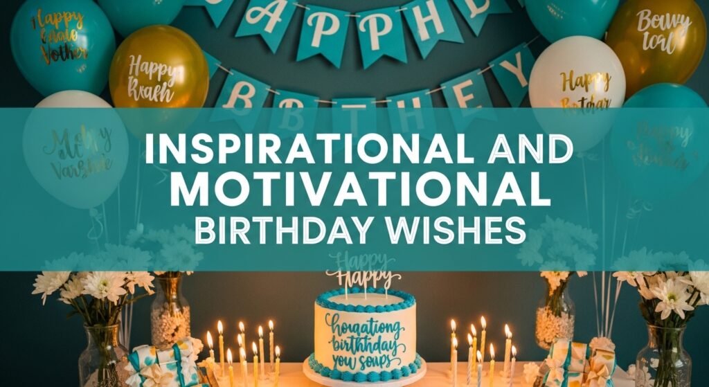 Inspirational and Motivational Birthday Wishes