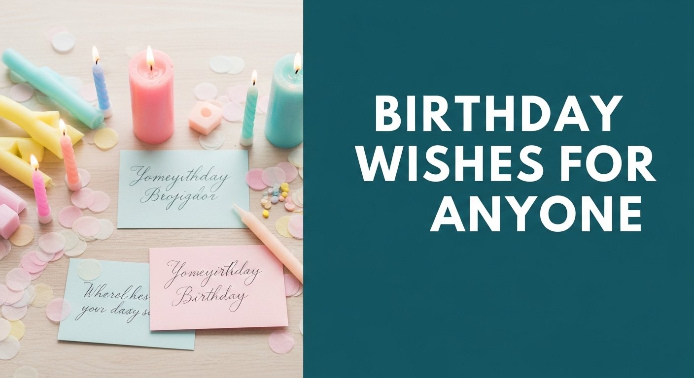 Simple Birthday Wishes for Anyone (Everyday & General Use)
