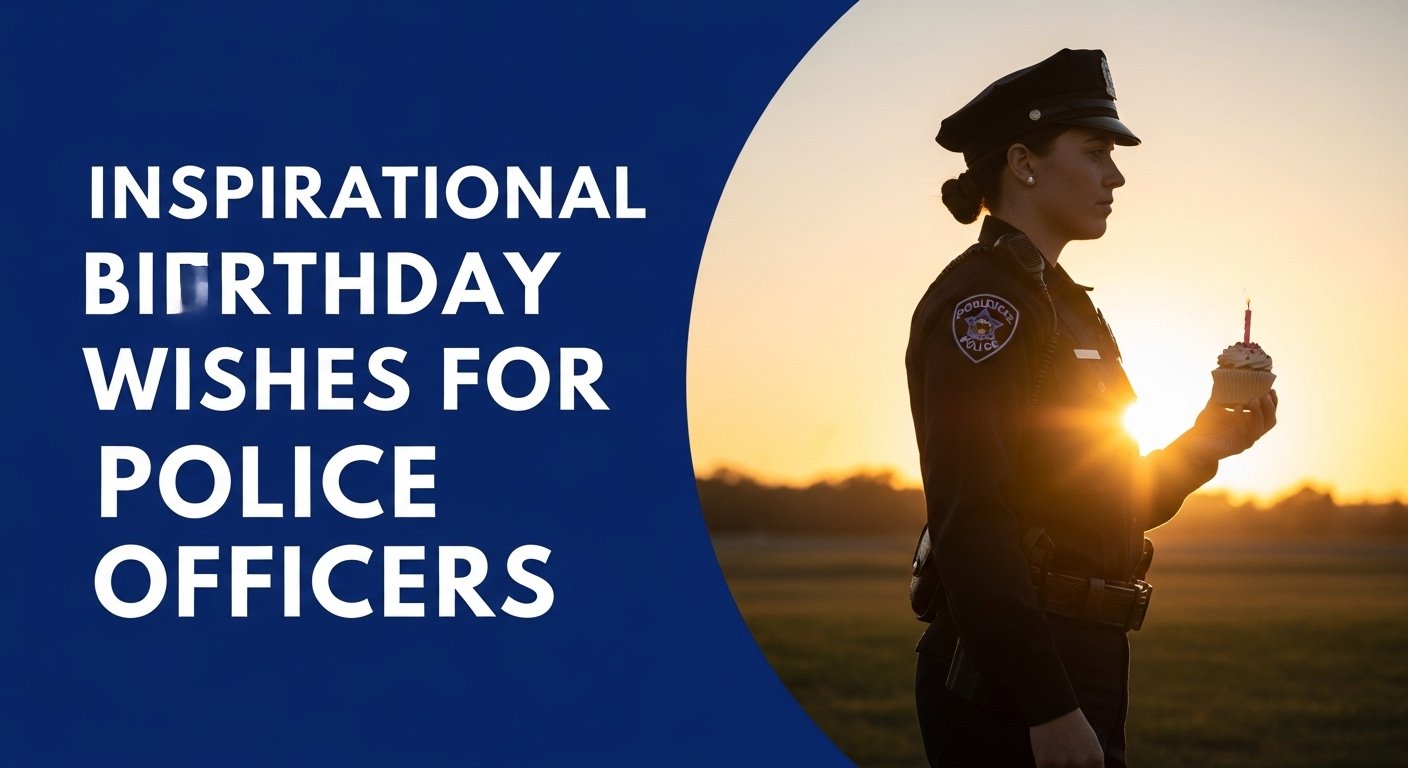 Inspirational Birthday Wishes for Police Officers