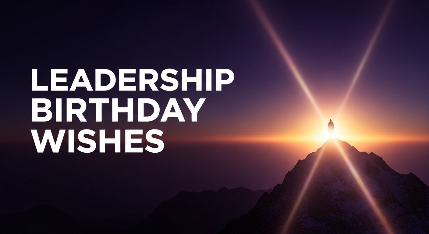 Inspirational Leadership Birthday Wishes
