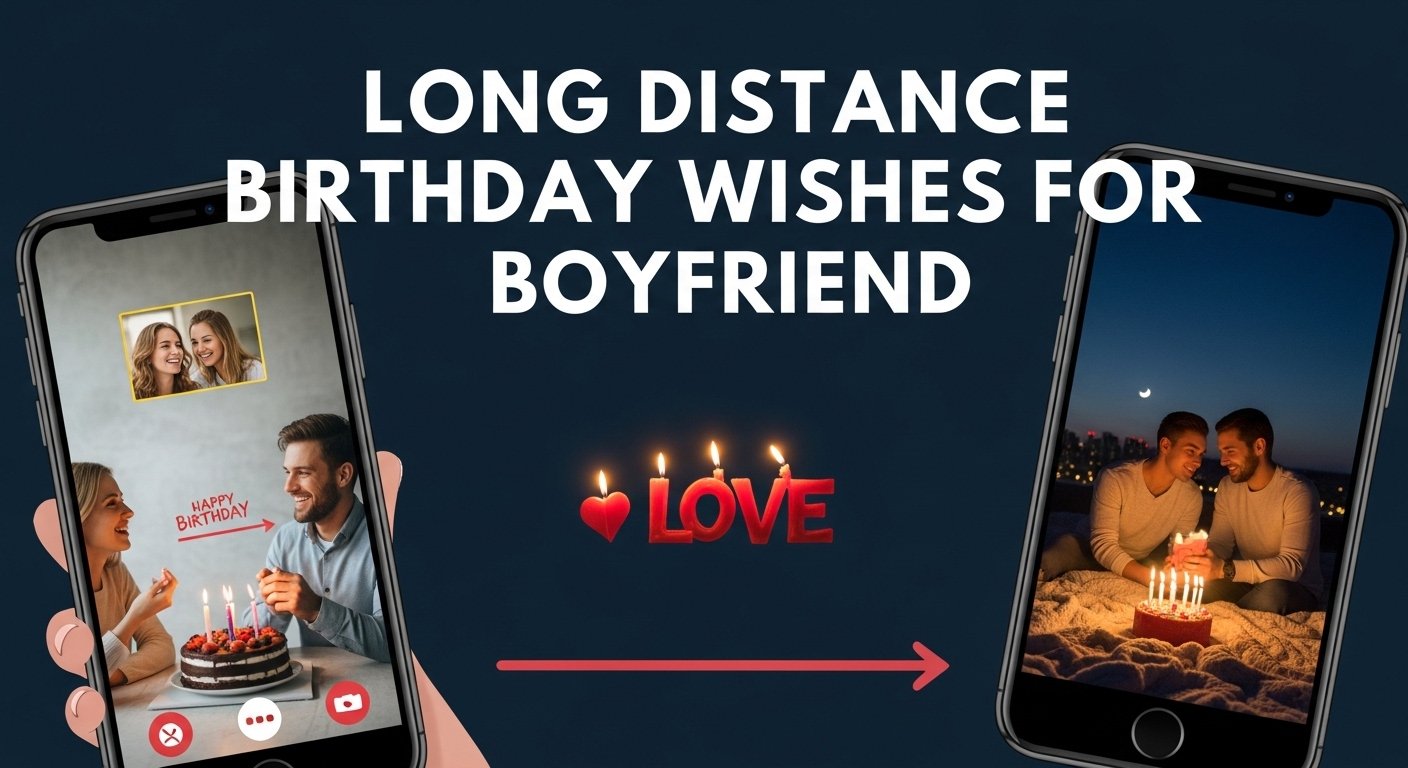 Long Distance Birthday Wishes for Boyfriend