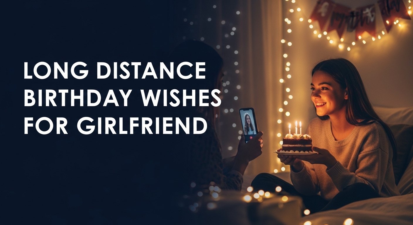 Long Distance Birthday Wishes for Girlfriend