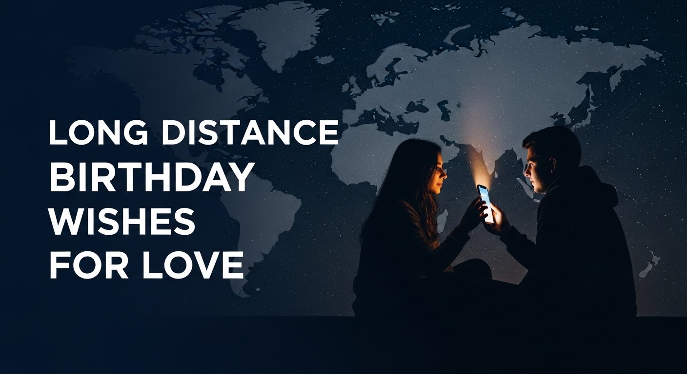 Long Distance Birthday Wishes for Love