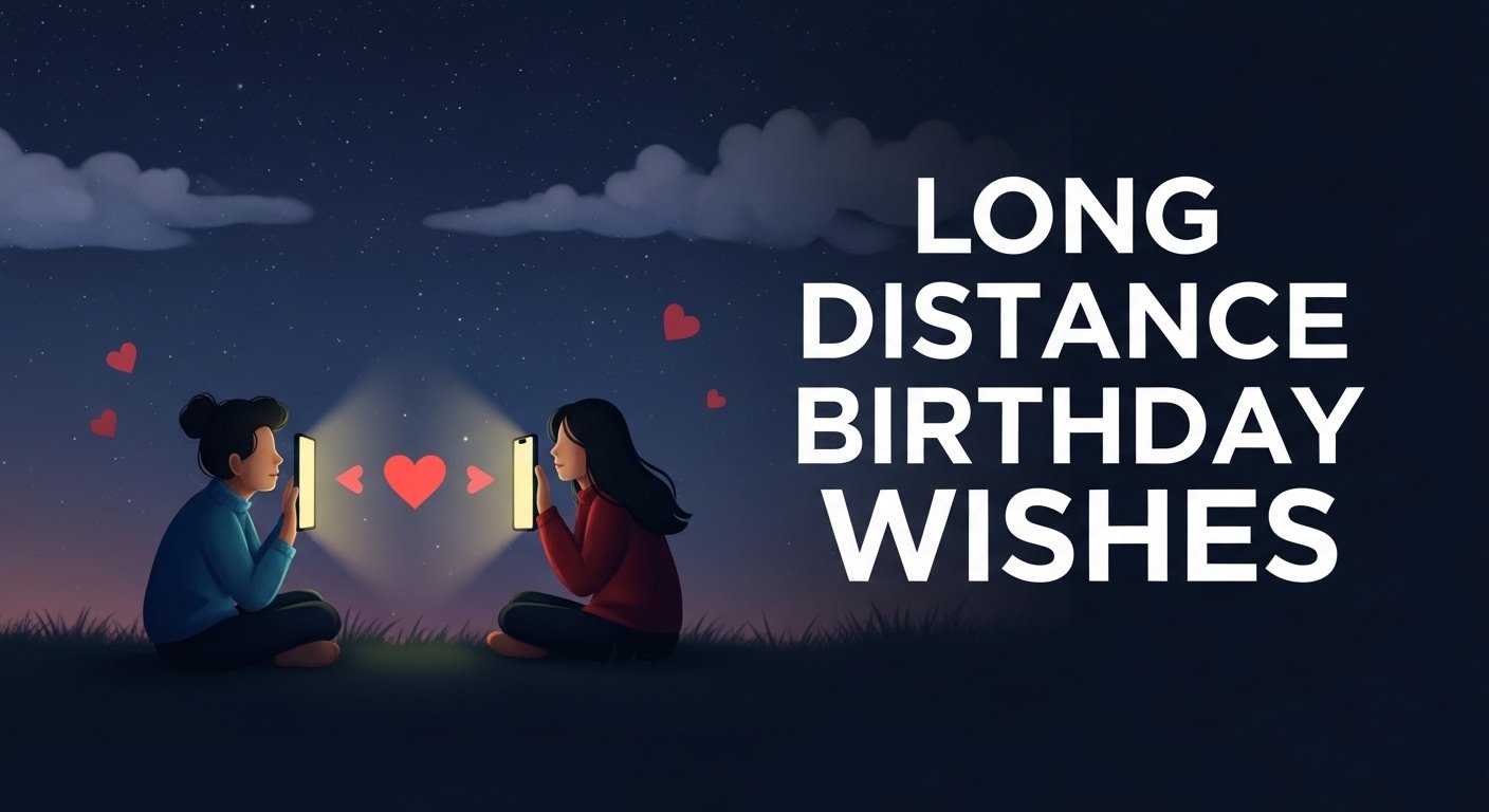 Long Distance Birthday Wishes for Someone Special