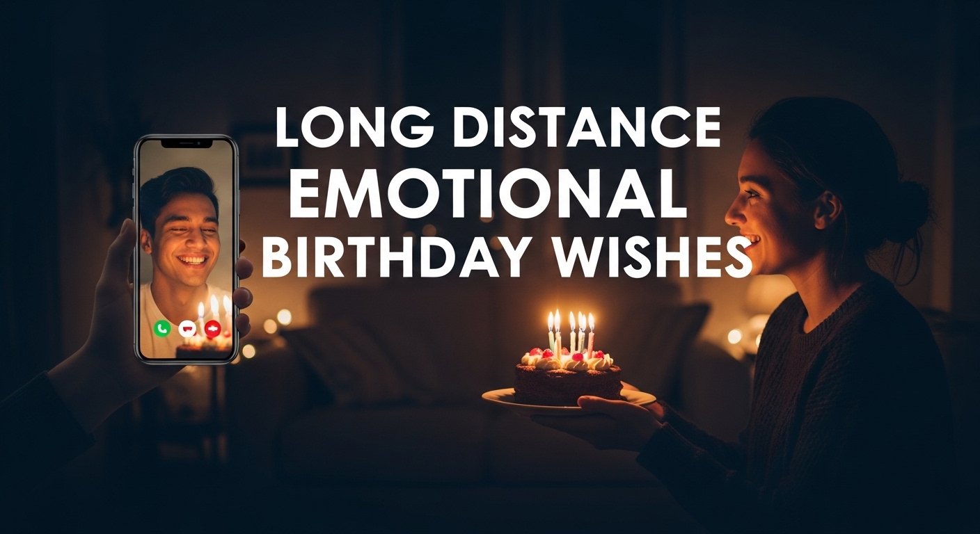 Long Distance Emotional Birthday Wishes